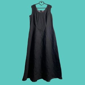 Jessica London Black Denim Dress
